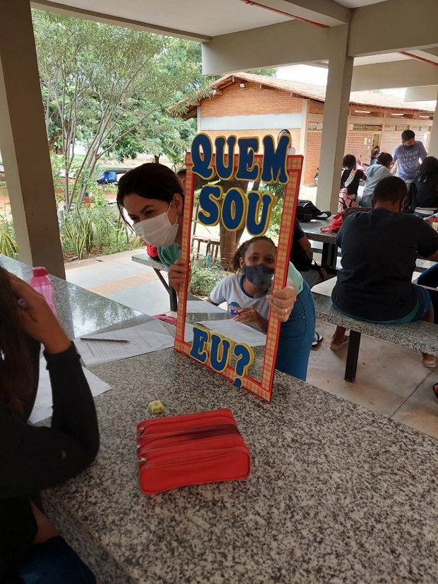 Atividade realizada pelos alunos da escola piloto Escola Estadual Joaquim Maurício de Azevedo. Foto: Arquivo da Escola 